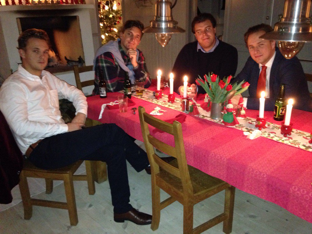 Henrik, Martin, Filip och Marcus - guldgossarna