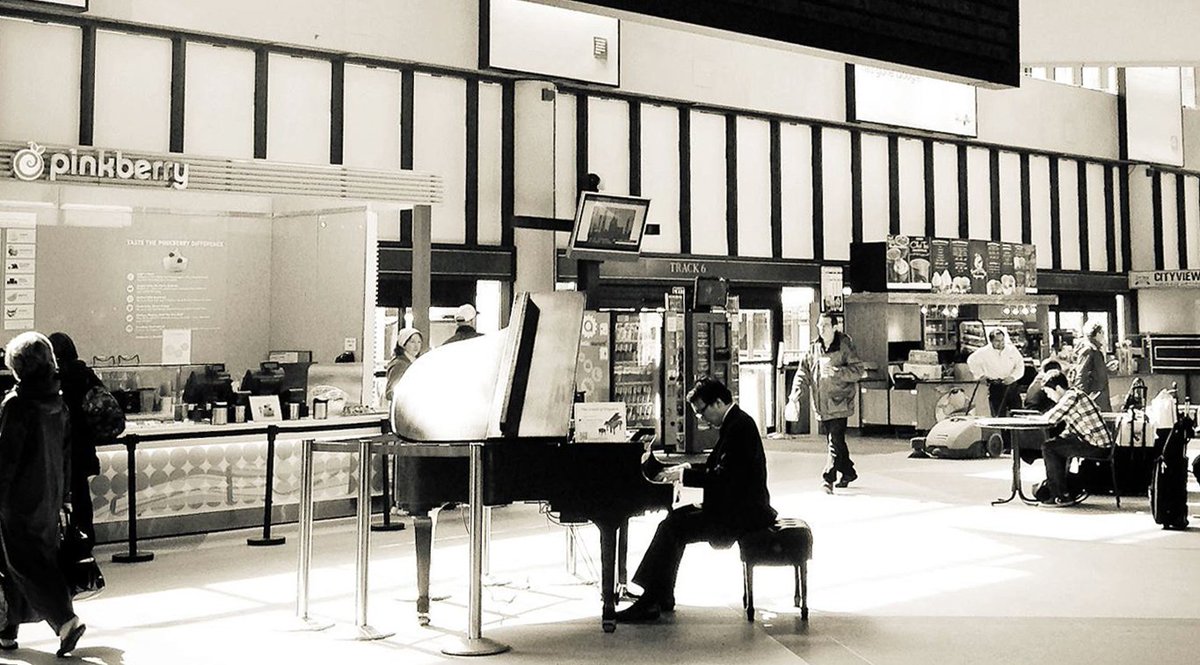 Working today? Make your lunchbreak into a musical treat: Our resident pianist plays from 11:30a - 1:30p