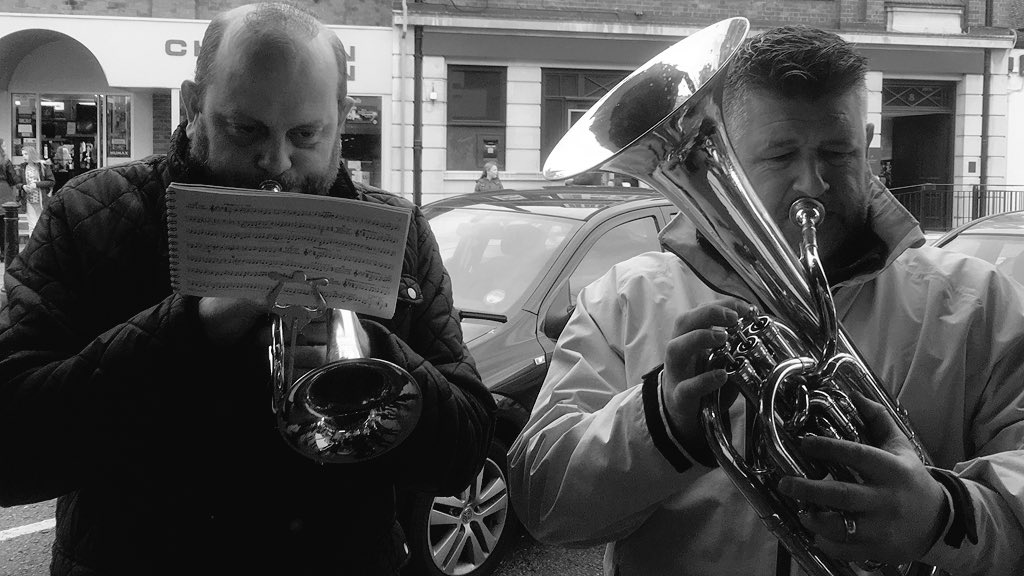 35 years since we sat next to each other at music school. #TeamYourLogoHere