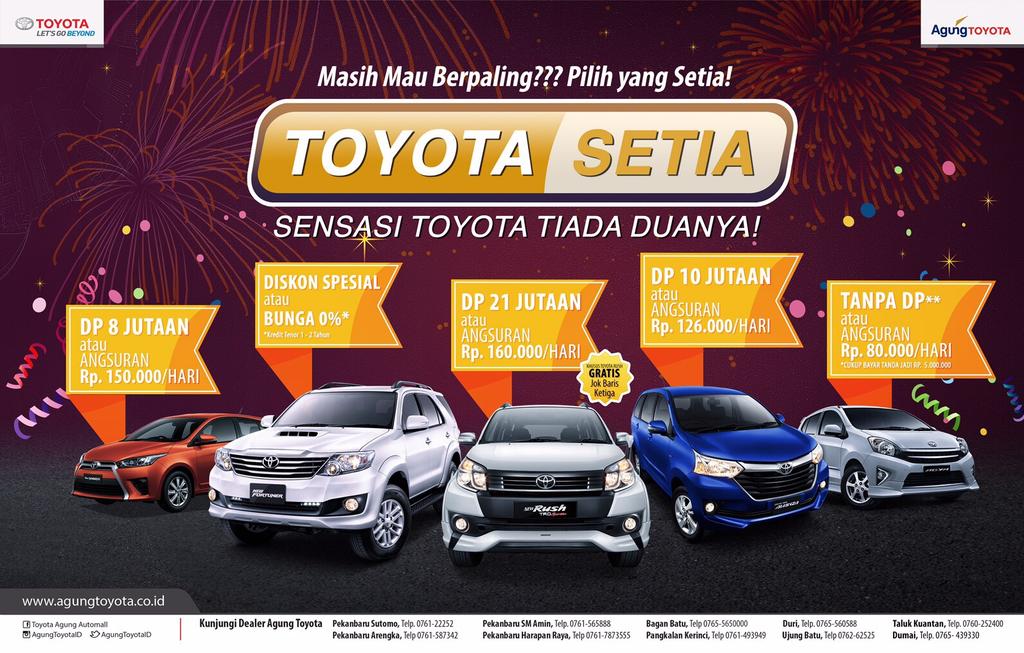 LexNanda's tweet image. Promo Akhir Tahun.. Ayoo Saatnya Beli Toyota..