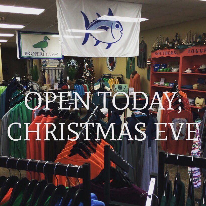 SouthernTog's tweet photo. Come grab those last minute Christmas gifts before we close at 2pm!! 🎄🎁🎅🏼 #ShopSouthernToggery https://t.co/mX4uGCkvqs