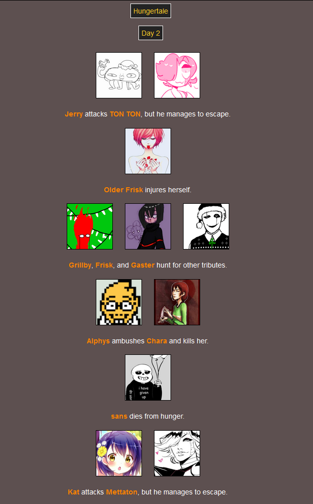 gaster_wd's tweet photo. #Hungertale: Day 2 (2 of the kind escape, 2 of the kind die) https://t.co/TAk32u2Ao8