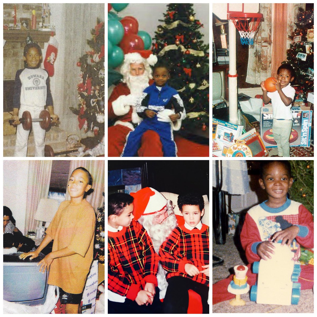 NBATV's tweet photo. #TBT NBA players celebrating Christmas! https://t.co/nOF59vMahQ
