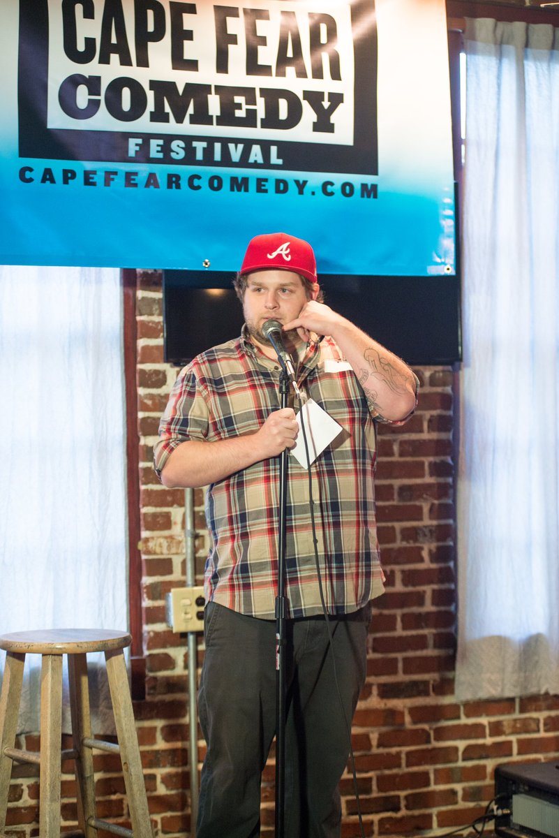 capefearcomedy's tweet photo. Good ole @harrison_comedy giving an example of a comedians use of pantomime or trying to pick his nose. #CFCF2015 https://t.co/3ci9HlnsRc