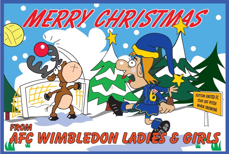 AFCWGirls's tweet photo. Merry Christmas to @LSEWomensFl @GLWFLeague @LondonFA @surreyfa @FA #HaveANiceBreak #FootballFamily #COYD 💛💙⚽️ https://t.co/4Vdx6PkuDt