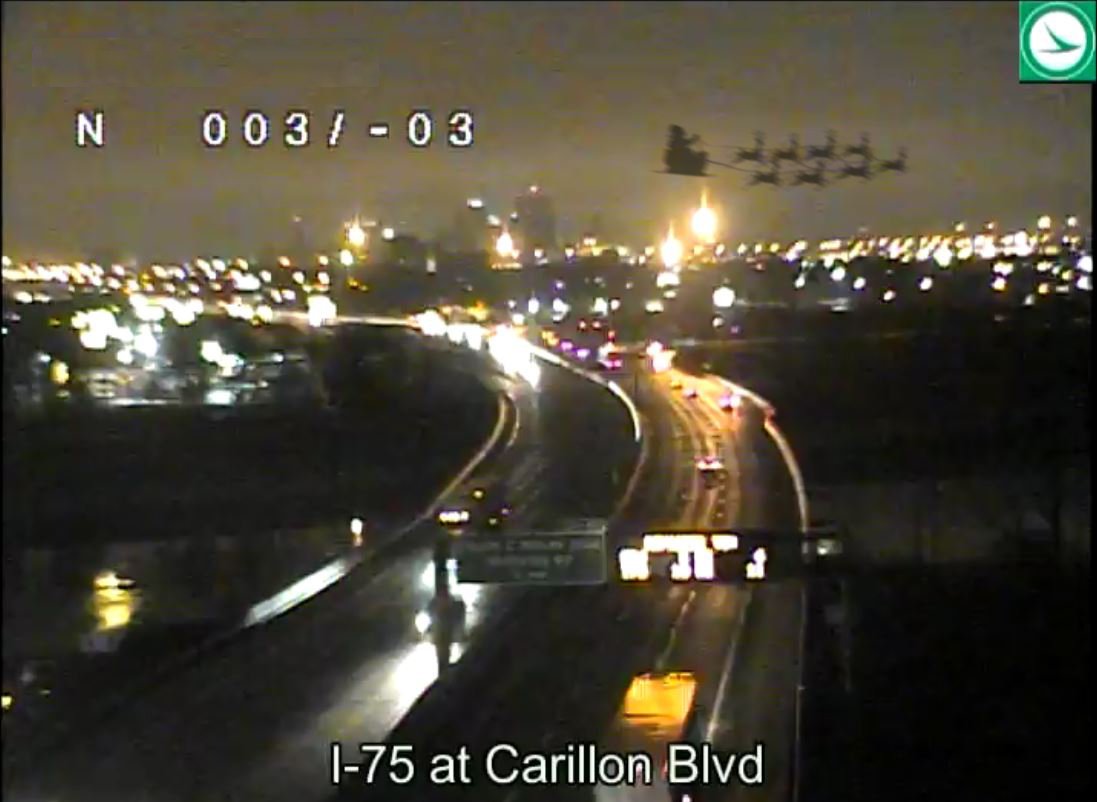 Ohio Dept of Transportation on Twitter "Santa is heading through 