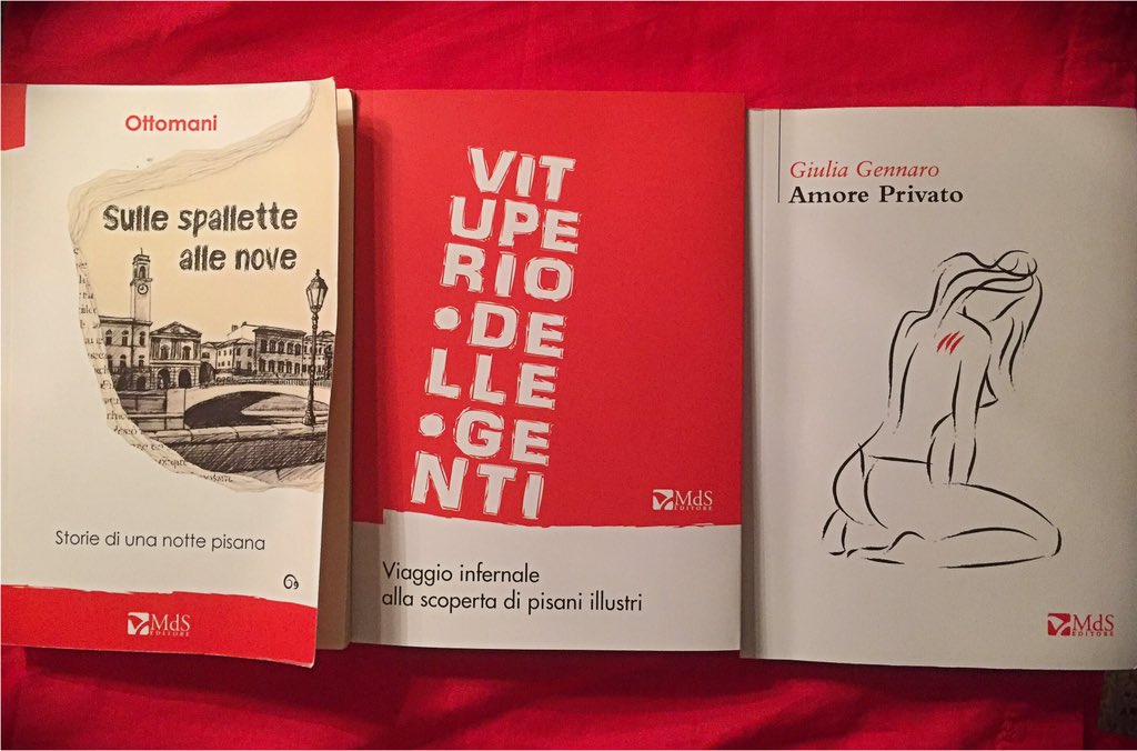 MdSEditore's tweet photo. A #natale provate uno dei nostri libri!
#LibriANatale #pisa @Giulia_Genn @Gli_Ottomani @vituperio2015 #spallette https://t.co/PSlv3II2wo