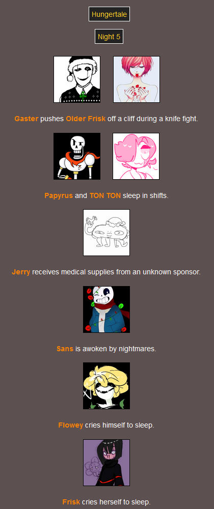 gaster_wd's tweet photo. #Hungertale: Night 5 https://t.co/S2mZlA335m