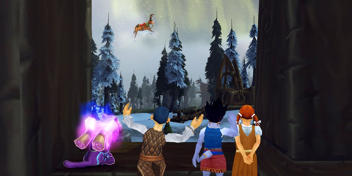 Warcraft's tweet photo. T'was the night before #WinterVeil in Azeroth. https://t.co/QtHPRXZede