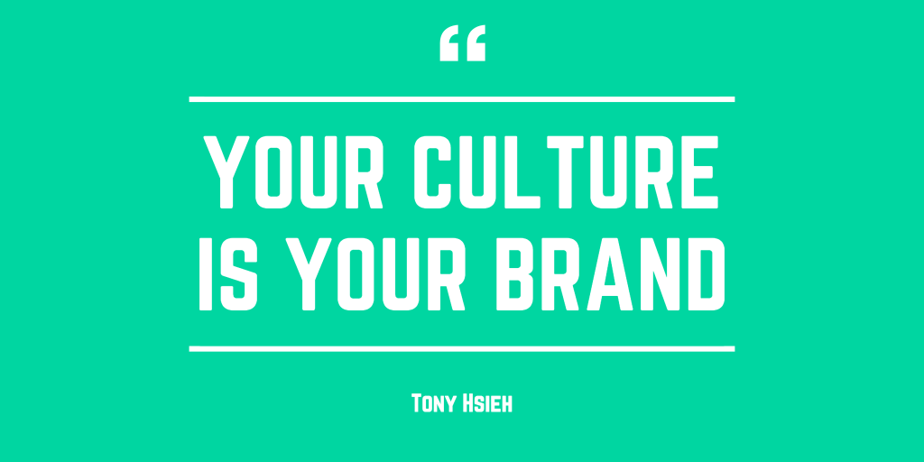cgimmer's tweet photo. "Your culture is your brand" - @tonyhsieh https://t.co/pnSTKJrLA9