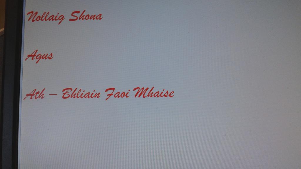 As Cathaoirleach <a href="/SaintMarysGAA/">St. Marys GAA</a> i just want to say to all