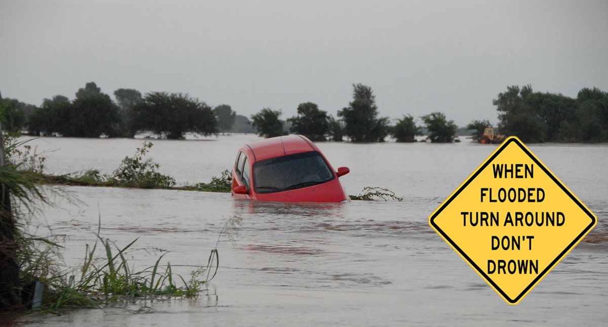 50% of flood fatalities are vehicle-related. Turn Around Don’t Drown. tadd.weather.gov #FloodSafety