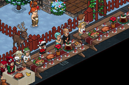 SimplyChanelNo2's tweet photo. Christmas Eve w/ @satu_habbo ❤️🎄 https://t.co/49jWh2pfdA