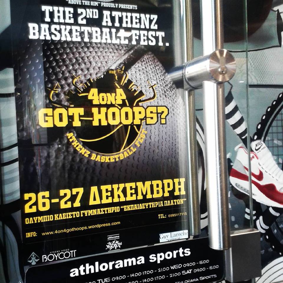 AthloramaSports's tweet photo. Το'χεις; Πάρε την τετράδα σου και δήλωσε συμμετοχή στο κορυφαίο τουρνουά μπάσκετ της πρωτεύουσας! #4on4 #GotHoops https://t.co/y7vd0Sn7pl