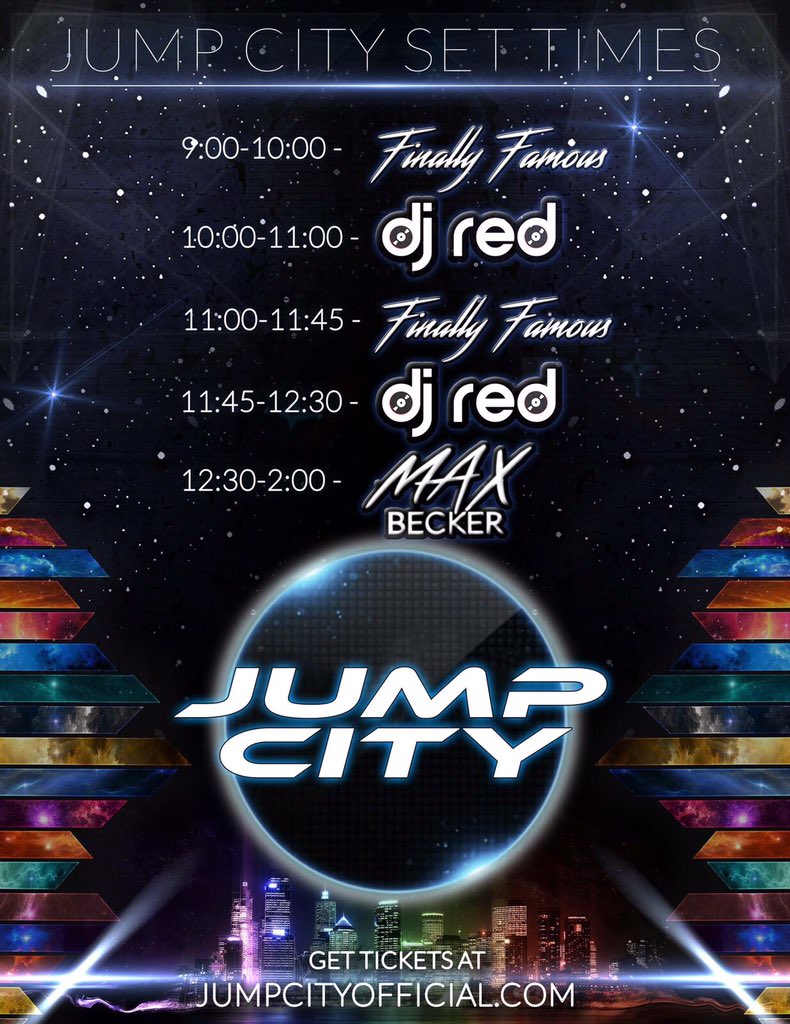 JUMPCITY2015's tweet photo. Are you ready for Brandon's biggest party?  Get your tickets at https://t.co/IwrO3SoXYu or keystone box office https://t.co/F8cK4QR5O7