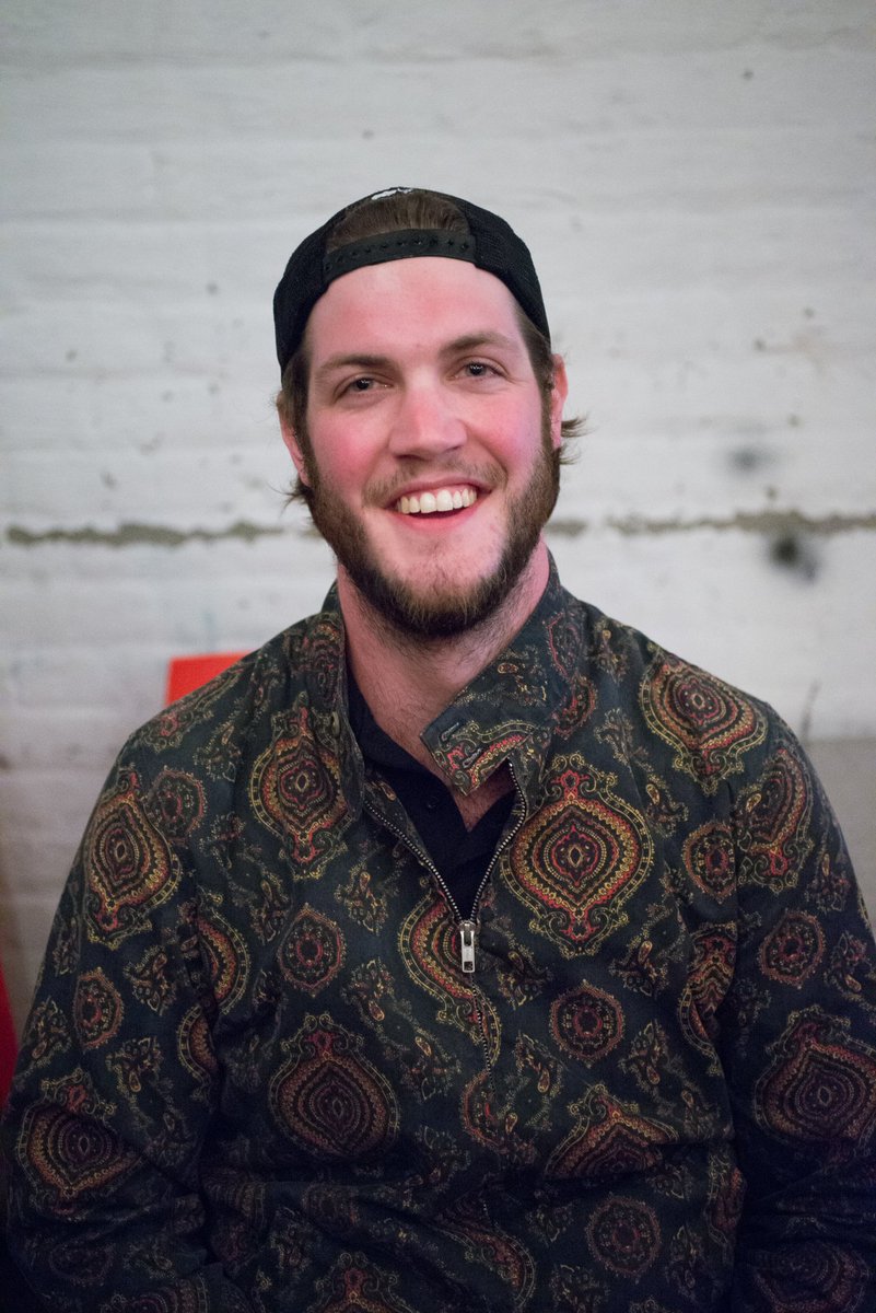 capefearcomedy's tweet photo. .@eliyudin looking like he just got off work as sous chef at a major hotel chain #CFCF2015 https://t.co/zI1yF4oa99