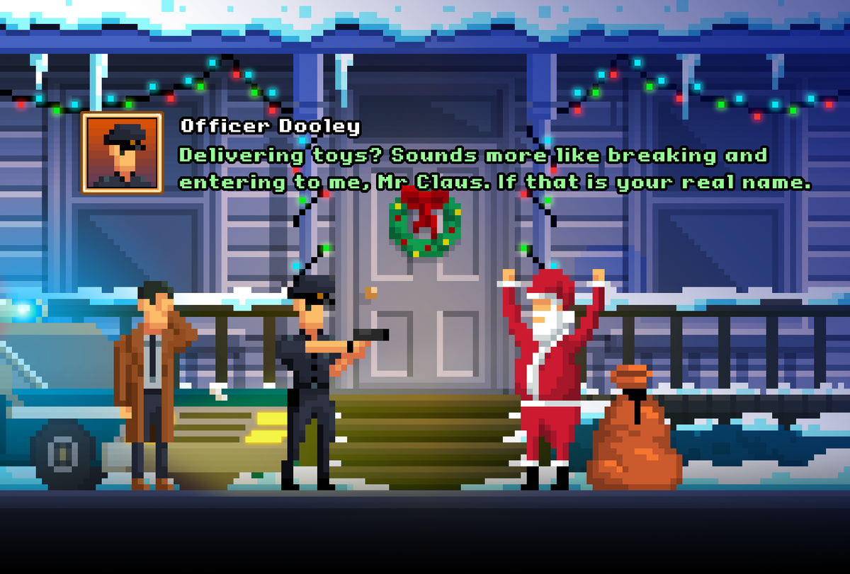 ds_detective's tweet photo. Merry Christmas, everyone! #pixelart #gamedev #HappyHolidays https://t.co/QU562vjA9B