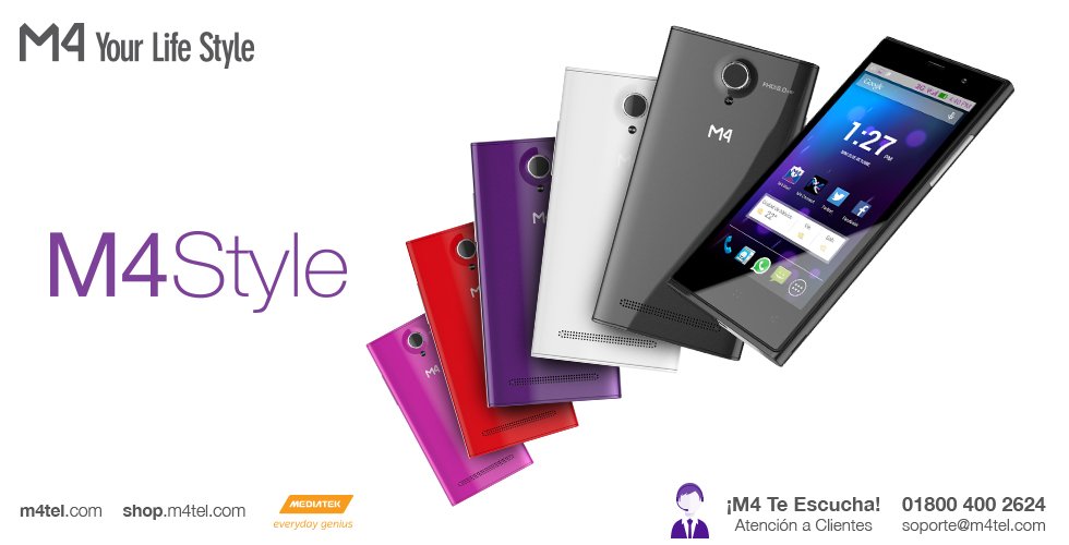 M4Connectivity's tweet photo. La mejor oferta del mercado, sólo con M4. #M4Style a tan sólo $1,799 y con más de 500 pesos en accesorios. https://t.co/GYykJfjlfd