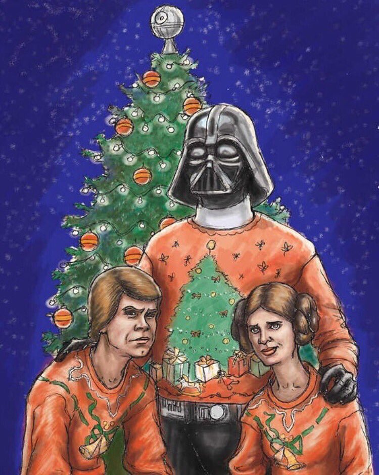 Starwarsmemex's tweet photo. #FelizNavidad #StarWars https://t.co/MEMkuMMAEx