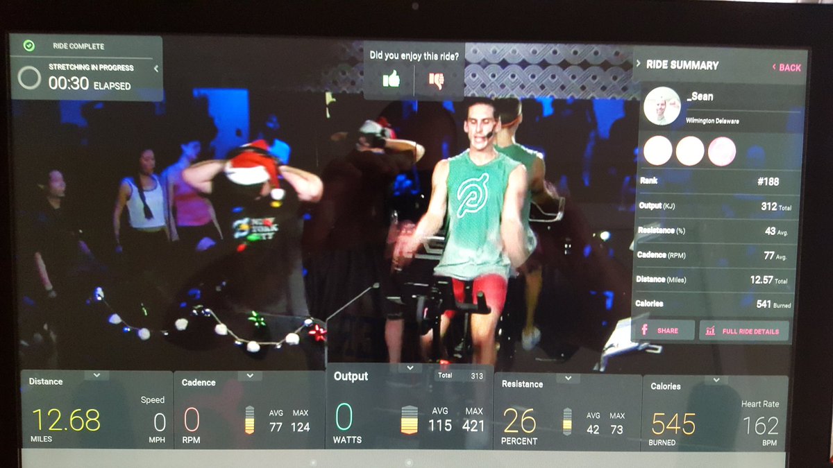 sophieeequ7l's tweet photo. Day 12 GOAL 12:30 Live XMAS Ride COMPLETE !!! I'm going to feel a little lost after today lol #12daysofPeloton https://t.co/mBUEG97QBm