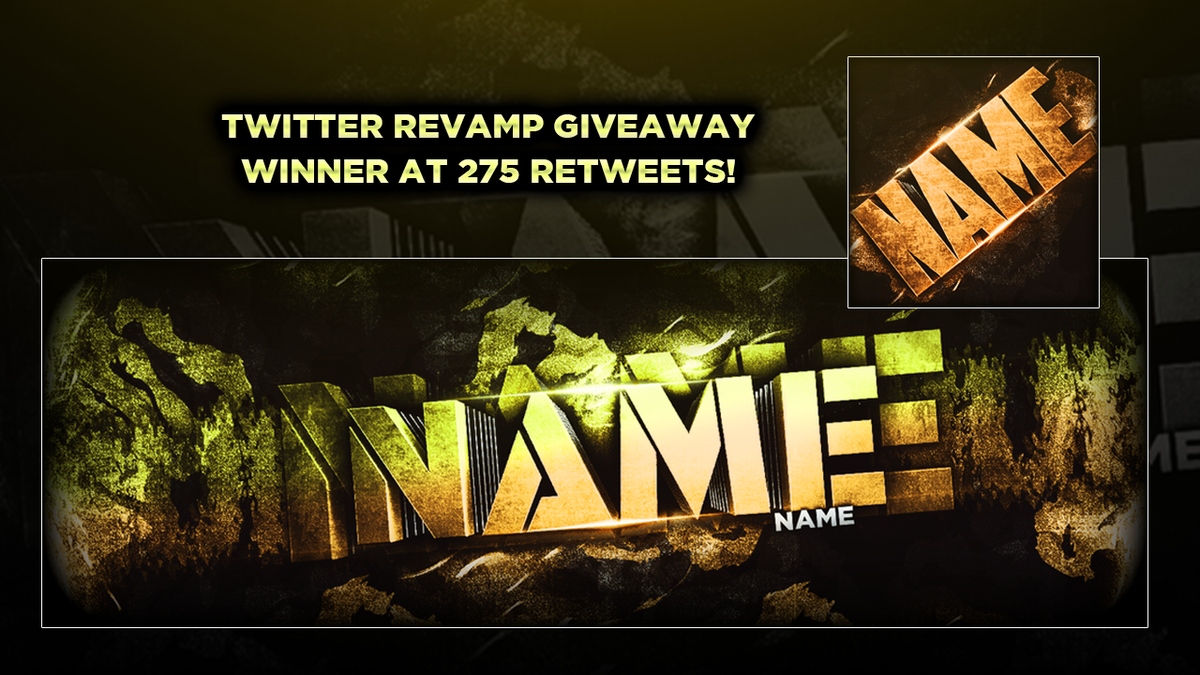 Enflictt's tweet photo. Twitter revamp giveaway!
-
RT
Turn notifications on (DM PROOF!)
-
Winner at 275 Retweets! https://t.co/RIeZwBhq1L