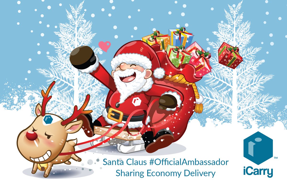 iCarryIT's tweet photo. #SantaDelivery #ChristmasDelivery with #innovation! #MerryChristmas to everyone! https://t.co/jWhZi2EF2a