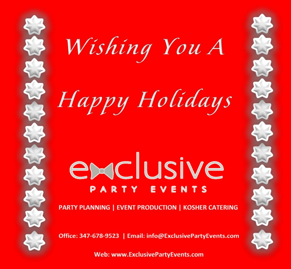 Wishing y'all a happy and joyous holiday.