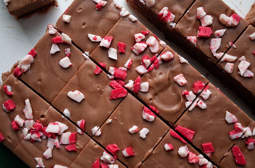 ashleytisdale's tweet photo. Kahlua peppermint mocha fudge!! Get the recipe on @TheHauteMess >> https://t.co/X4GvwAqhUM https://t.co/uR5rySTo0E