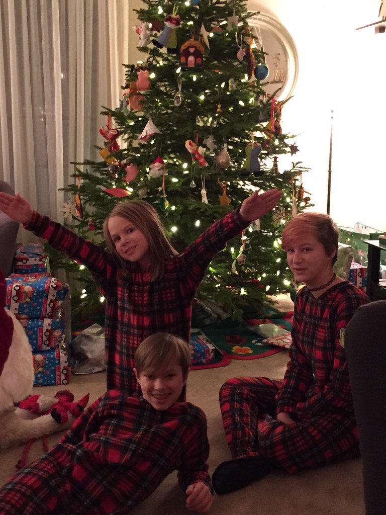 TorontoGrant's tweet image. Getting ready for the big guy... New pjs