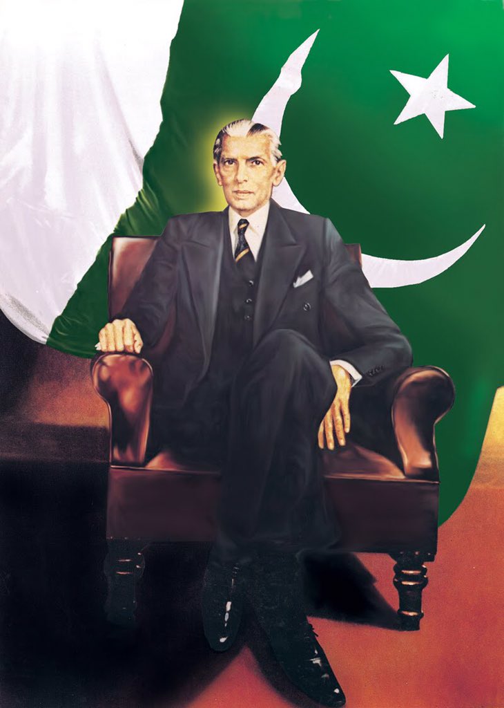 Happy birthday  to Quaid e Azam Muhammad Ali Jinnah            