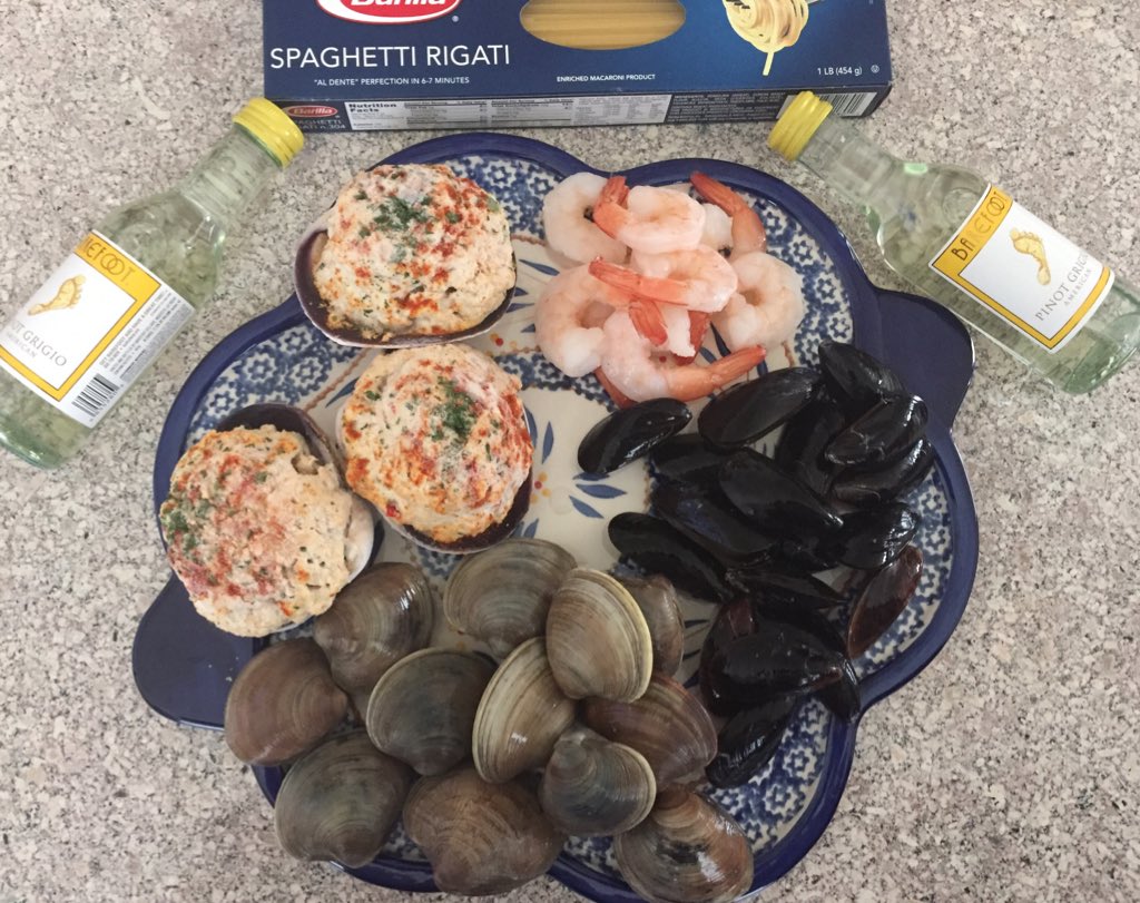 CoachLeichner's tweet photo. It's not Waterbury or NY, but found ingredients for a great "Festa die Sette Pesci" #alaface #LaVigilia https://t.co/2mFdPFpwen