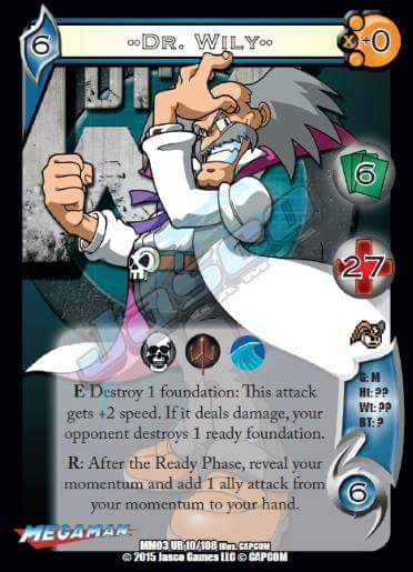 TCGUniversity's tweet photo. Here's another Spoiler from Mega Man: Battle for Power. #UFS #UFSU #MM03 #MegaMan #LegendaryWolfGames https://t.co/Yw9G0sUgRu