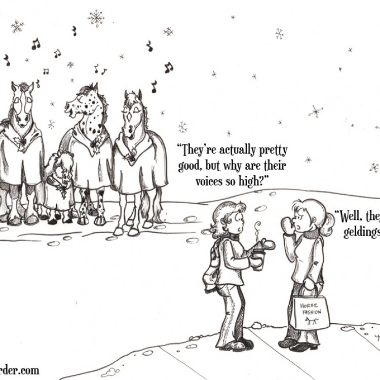 WorldEquestWED's tweet photo. The Idea of Order’s Greatest Xmas Comic Hits | HORSE NATION https://t.co/c6rlrnLSxd https://t.co/IWMboQu18T