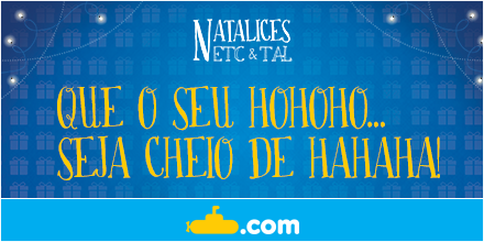 A gente fala muito de presente e hoje, é o dia de curtir a melhor parte deles: um feliz Natal pra vocês! <3
