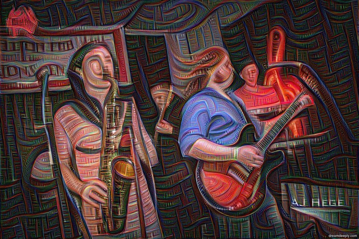 AJ_Hege's tweet photo. @AncientSunBand @HoleyMissMoley @EvanTaylorJones @TheGrooveOrient in #DreamDeeply #DeepDream https://t.co/jOIxbTl6Ke https://t.co/ouu1TNefI9