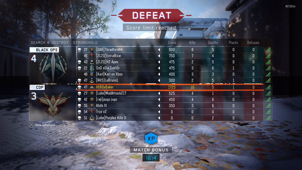 HEROxBaker's tweet photo. Multiple occasions of bad teammates. #BlackOps3 https://t.co/YnmafMqZ3n