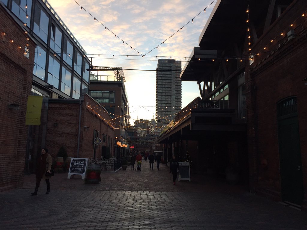 timfortoronto's tweet photo. Merry Christmas and happy family times to all of you #Toronto!  Enjoying time @DistilleryTO https://t.co/BYFRLQUTxl