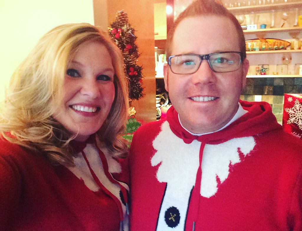 jennorrie's tweet photo. Merry Christmas &amp; Happy Holidays from us to you! #matchingchristmassweaters https://t.co/veCqH4qHT0