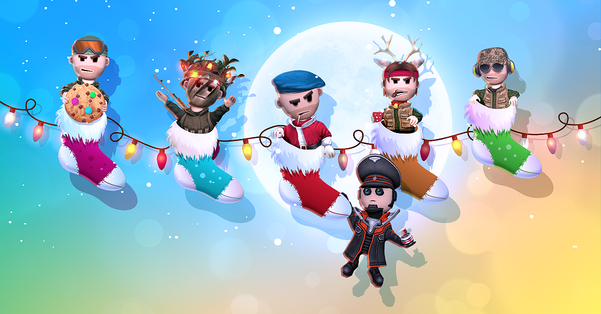 PocketTroops's tweet photo. We believe the humanity can solve conflicts on virtual battlefields only. #HappyHolidays #indiedev #gamedev #games https://t.co/Q4aYbVorVo
