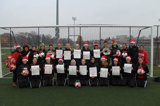 RWC_WSoccer's tweet photo. Merry Christmas from @RWC_WSoccer 
@RWCREDHAWKS @BobSegave @RobertsPres @RobertsWesleyan https://t.co/kDptPqS3Yp