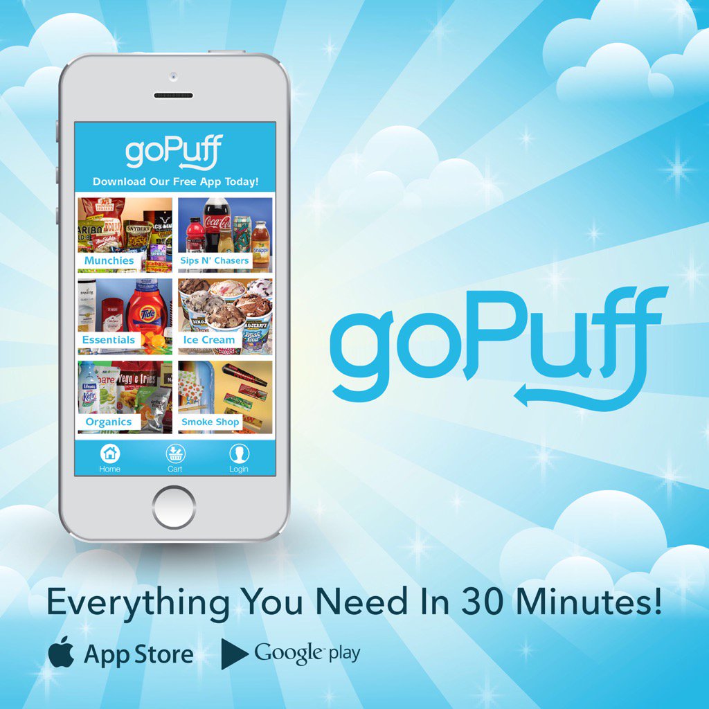 loafdaddy25's tweet photo. Delivering Snacks and Ice Cream in 30 minutes. Goodbye convenience store. Hello @gopuff  https://t.co/LFRr3hMIy1 https://t.co/rZRscUnB7v