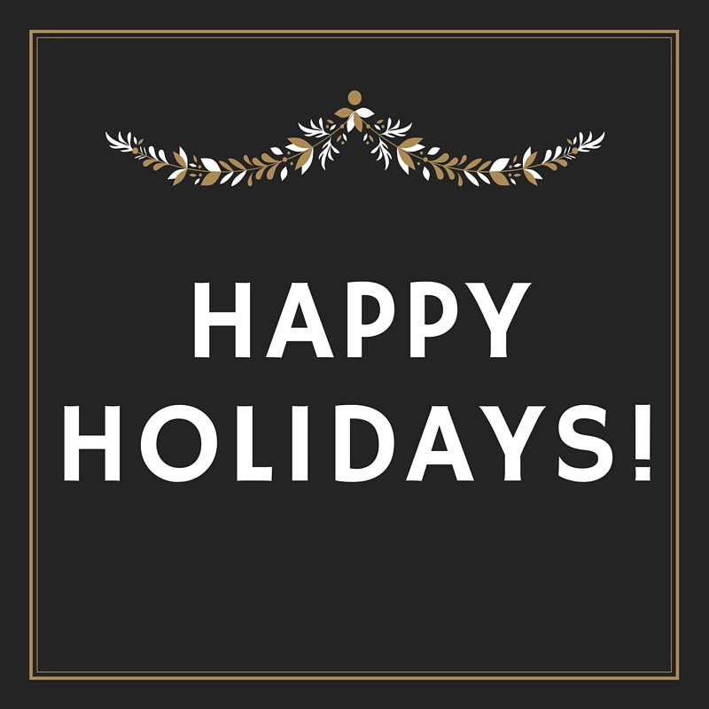 Wishing everyone a safe and happy holiday weekend.