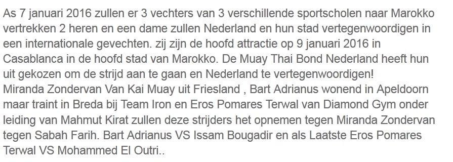 edzonder's tweet photo. #mirandazondervan from #Kaimuay #Leeuwarden # to #Marokko for a @muaythai match invited #diamondgym #Zwijndrecht. https://t.co/BQdhOCerI6