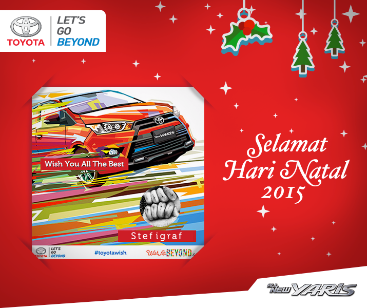 Buat Natal tahun ini jadi makin FUN dengan berbagi kartu ucapan seru di bit.ly/ToyotaWFB #YarisFUNTime