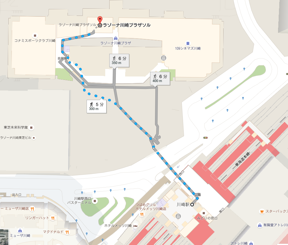 ট ইট র 髙坂雄貴 Yuki Takasaka はじめての人用 ラゾーナ川崎プラザソルへの行き方マップ 地図 T Co Zratvw44s4 Jr川崎駅改札を出て左側へ ラゾーナ川崎プラザ入口がありますので 左寄りから中庭 2fルーファ広場 へ出てください T
