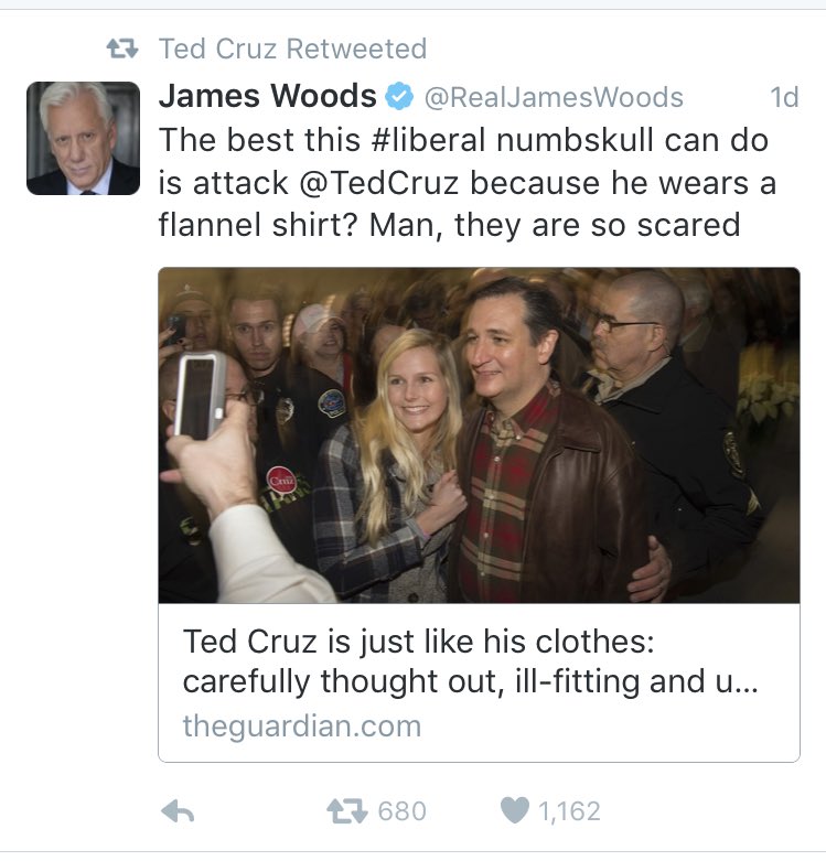 James Wood's Tweet