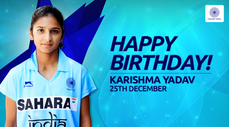Happy birthday to 
Karishma Yadav, 
Navneet Kaur & Navpreet Kaur of India\s Junior Women s Team! 