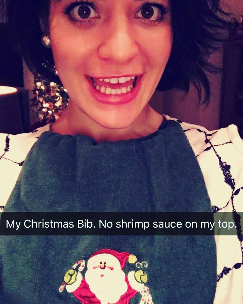 aubrey_logan's tweet photo. Santa's got a brand new bag. #merrychristmas #bibtime #dinner https://t.co/JfhlmUrwf9 https://t.co/4tipXJ9BWq