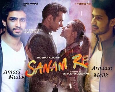 AmaalMallik's tweet photo. Are you ready for another @AmaalMallik &amp; @ArmaanMalik22 song 😁

#SanamRe @PulkitSamrat @yamigautam @URautelaForever https://t.co/W2PLLC13IV