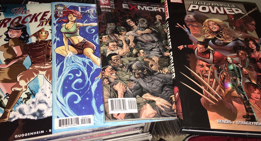 GiovanniB83's tweet photo. #therocketeer @AspenComics #fathomblue #451media #exmortis #ultimatepower #ultimatefantasticfour #gregland https://t.co/BOqQ6NGKEJ